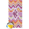 Ikat Chevron Beach Towel (Personalized)