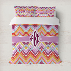 Ikat Chevron Duvet Cover (Personalized)