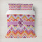 Ikat Chevron Duvet Cover Set - Full / Queen (Personalized)