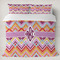 Ikat Chevron Duvet Cover Set - King (Personalized)