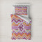Ikat Chevron Duvet Cover Set - Twin XL (Personalized)