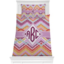 Ikat Chevron Comforter Set - Twin (Personalized)
