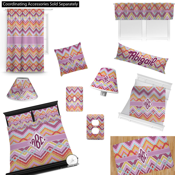 Ikat Chevron Bedroom Decor & Accessories2