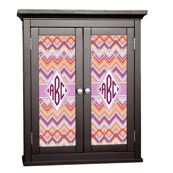 Custom Ikat Chevron Cabinet Decal - Small (Personalized)