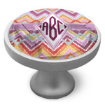 Ikat Chevron Cabinet Knob (Personalized)