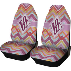 Ikat Chevron Car Seat Covers (Set of Two) (Personalized)