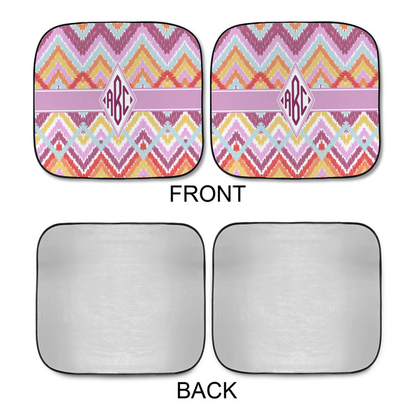 Ikat Chevron Car Sun Shades - APPROVAL