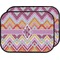 Ikat Chevron Car Floor Mats (Back Seat) (Personalized)