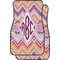Ikat Chevron Car Floor Mats (Personalized)