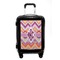 Ikat Chevron Carry On Hard Shell Suitcase - Front