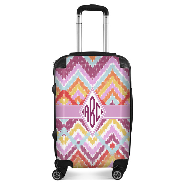 Custom Ikat Chevron Suitcase (Personalized)