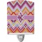 Ikat Chevron Ceramic Night Light (Personalized)