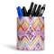 Ikat Chevron Ceramic Pen Holder