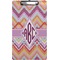Ikat Chevron Clipboard (Legal Size) (Personalized)