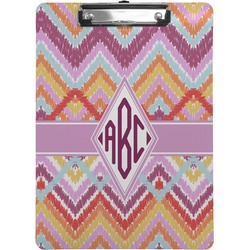 Ikat Chevron Clipboard (Personalized)