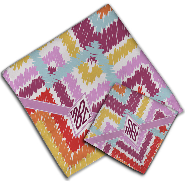 Ikat Chevron Cloth Napkins - Personalized Lunch & Dinner (PARENT MAIN)