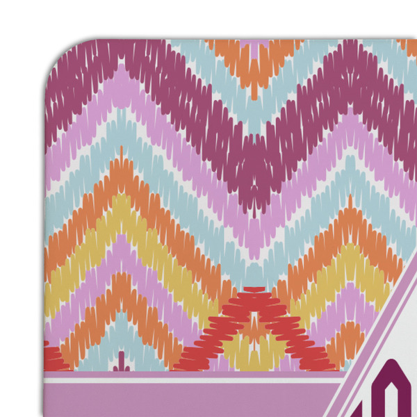 Ikat Chevron Coaster Set - DETAIL
