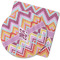 Ikat Chevron Rubber Backed Coaster (Personalized)