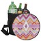 Ikat Chevron Collapsible Personalized Cooler & Seat