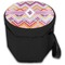 Ikat Chevron Collapsible Personalized Cooler & Seat (Closed)