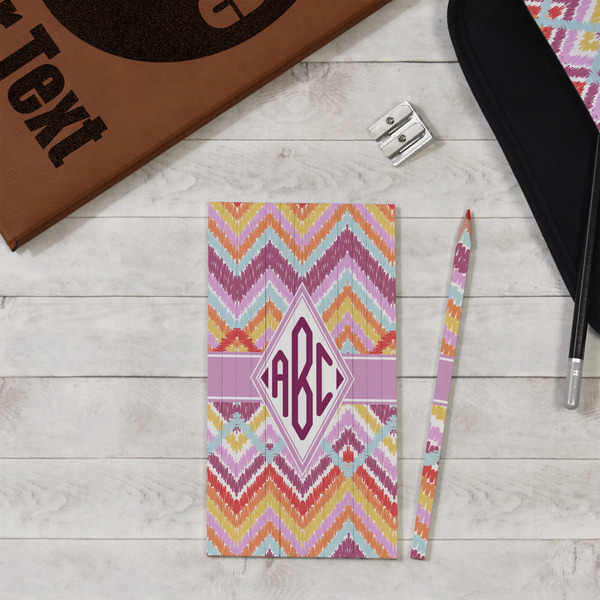 Ikat Chevron Colored Pencils - In Context