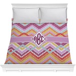 Ikat Chevron Comforter - Full / Queen (Personalized)