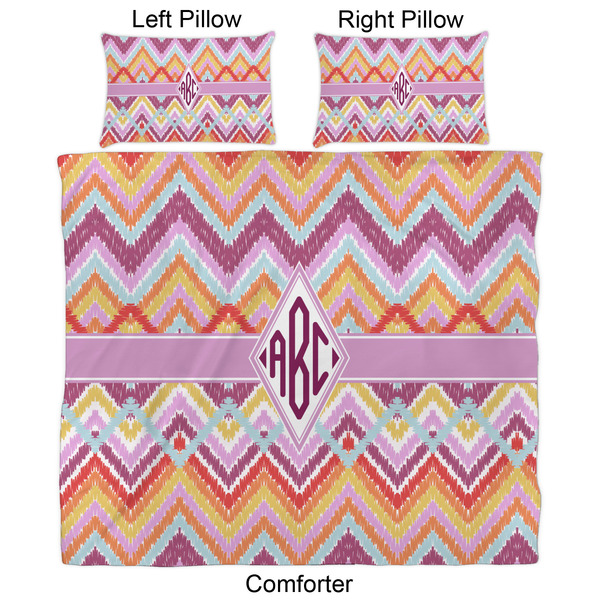 Ikat Chevron Comforter Set - King - Approval