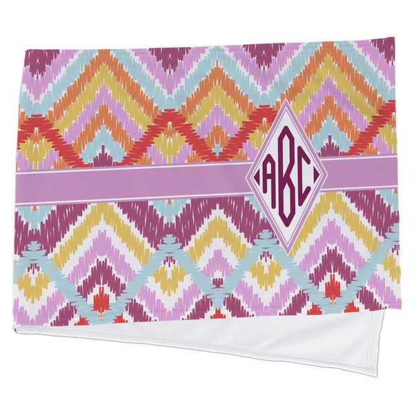Custom Ikat Chevron Cooling Towel (Personalized)