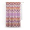 Ikat Chevron Curtain With Window and Rod