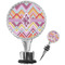 Ikat Chevron Wine Bottle Stopper (Personalized)