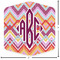 Ikat Chevron Custom Shape Iron On Patches - L - APPROVAL