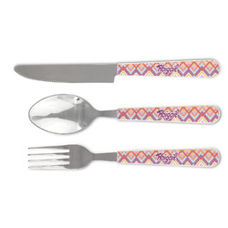 Ikat Chevron Cutlery Set (Personalized)