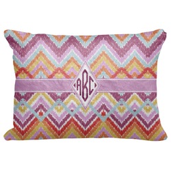 Ikat Chevron Decorative Baby Pillowcase - 16"x12" (Personalized)