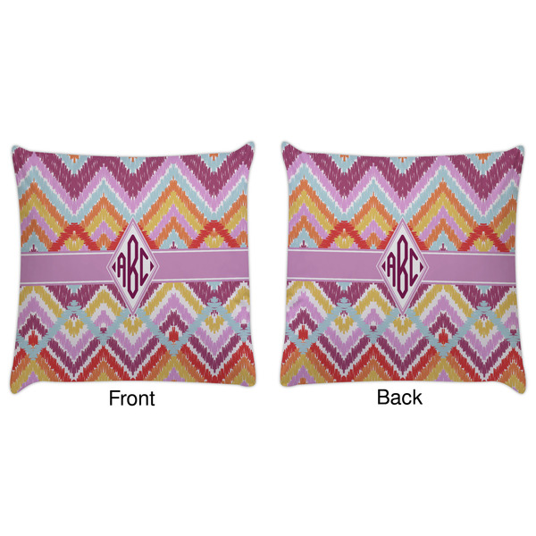 Ikat Chevron Decorative Pillow Case - Approval