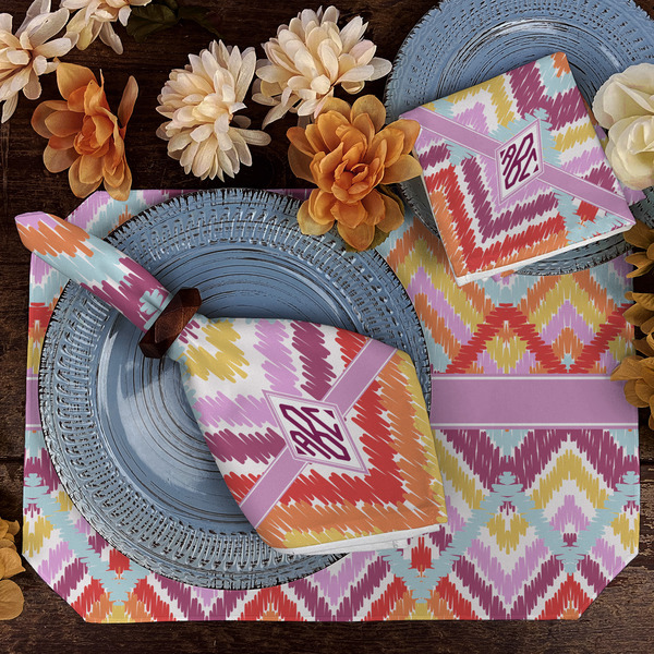 Ikat Chevron Dining Set