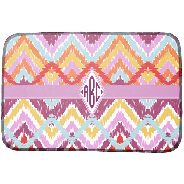 Custom Ikat Chevron Dish Drying Mat (Personalized)