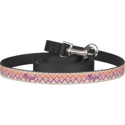 Ikat Chevron Dog Leash (Personalized)