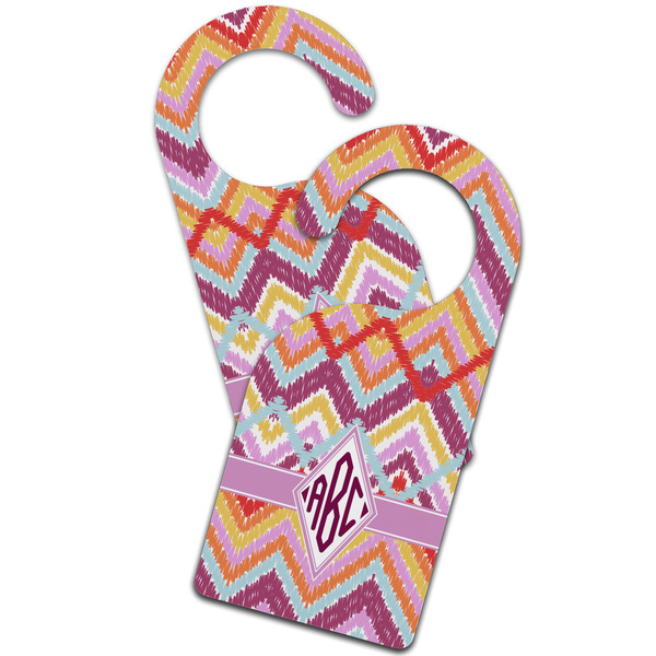 Ikat Chevron Door Hanger - MAIN