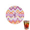 Ikat Chevron Drink Topper - XSmall - Single with Drink