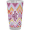 Ikat Chevron Pint Glass - Full Color - Front View