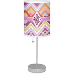 Ikat Chevron 7" Drum Lamp with Shade Polyester (Personalized)