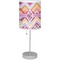 Ikat Chevron Drum Lampshade with base included