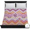 Ikat Chevron Duvet Cover - Full / Queen (Personalized)