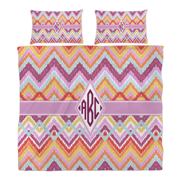 Ikat Chevron Duvet Cover Set - King - Alt Approval