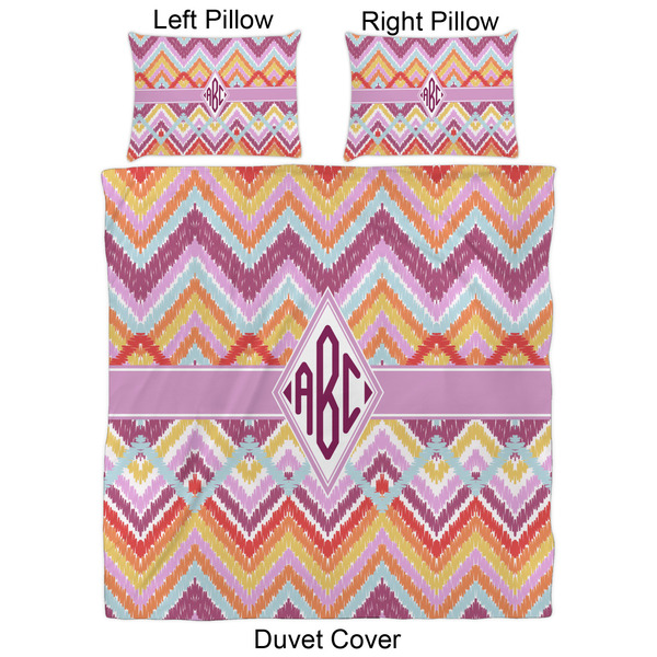 Ikat Chevron Duvet Cover Set - Queen - Approval