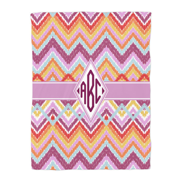 Ikat Chevron Duvet Cover - Twin - Front