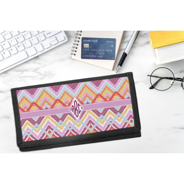 Ikat Chevron DyeTrans Checkbook Cover - LIFESTYLE