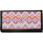 Ikat Chevron Canvas Checkbook Cover (Personalized)