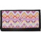 Ikat Chevron Canvas Checkbook Cover (Personalized)