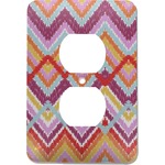 Ikat Chevron Electric Outlet Plate